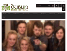 Tablet Screenshot of dublinirishfestival.org